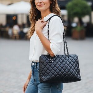 Chanel Black Quilted Shoulder Bag